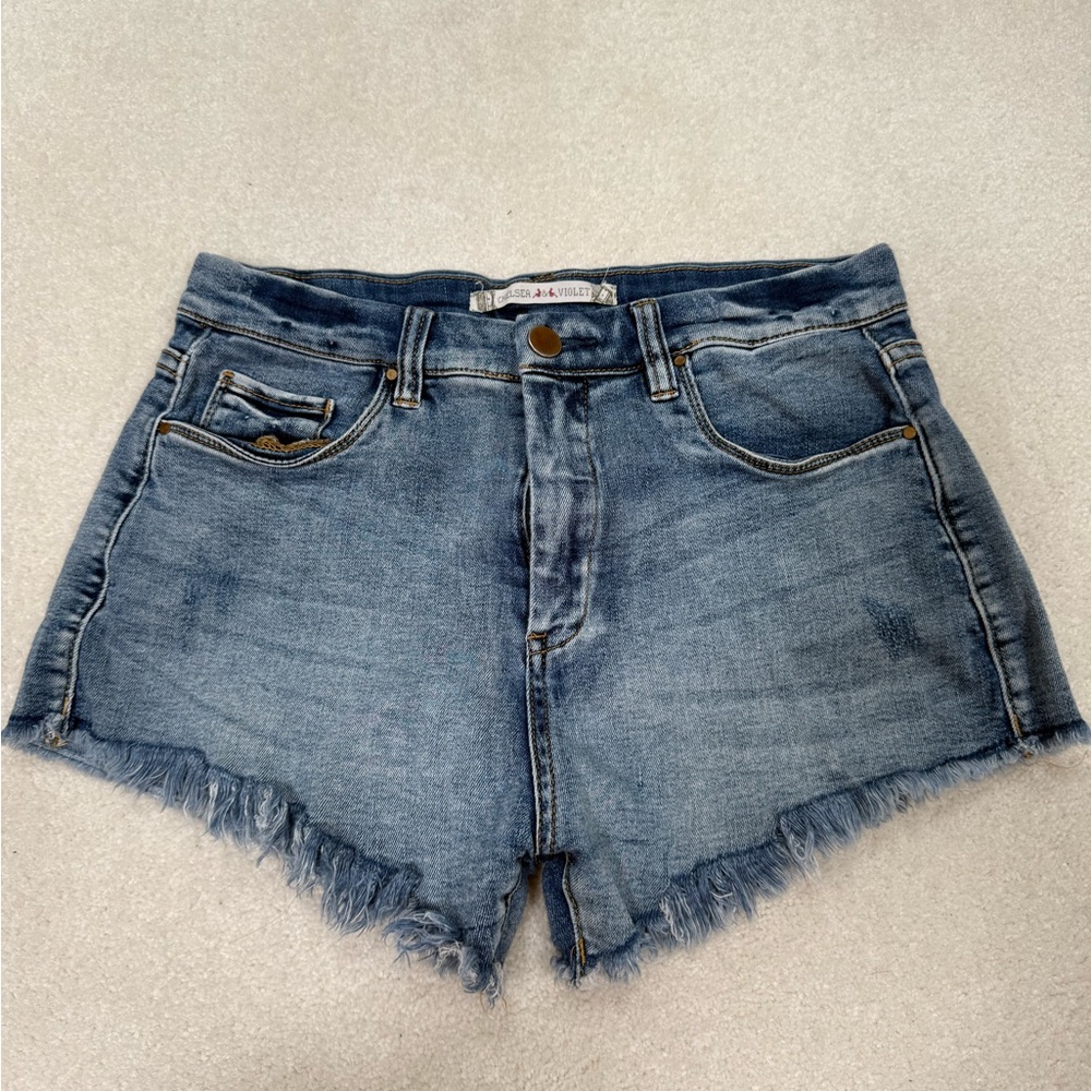 Chelsea & Violet Blue Jean Short